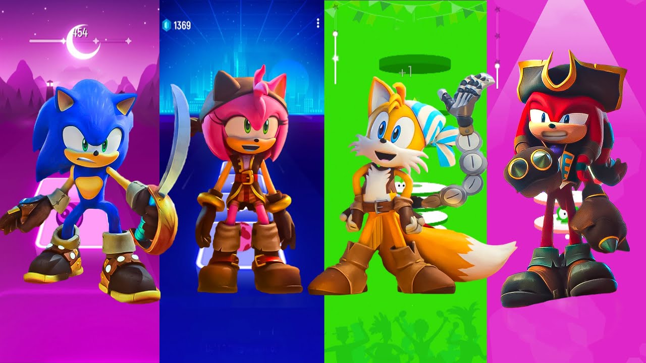 Sonic Prime Pirates(Centuries) x Amy(Believer) x Tails(Dance Monkey) x  Knuckles(Sea Shanty)