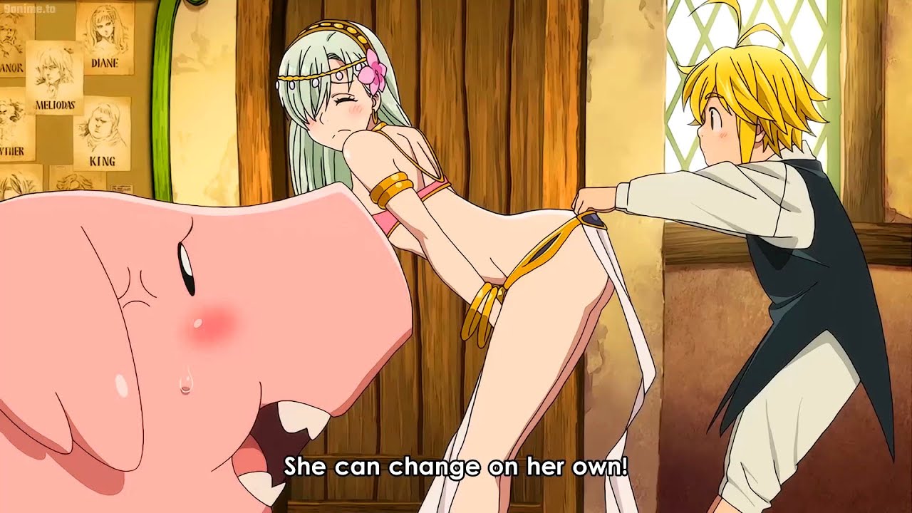 七つの大罪 憤怒の審判 |The unexpected meeting between Elizabeth and the mysterious downloader of Ordan village