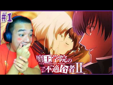 KISS SCENE ALREADY! | The Misfit of Demon King Academy Season 2 Episode 1 REACTION [魔王学院の不適合者 2期 1話]