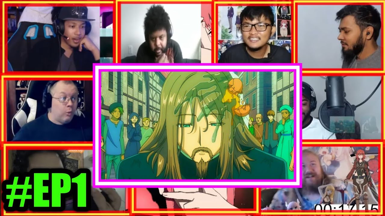 Ningen Fushin Episode 1 Reaction Mashup | 人間不信の冒険者たちが世界を救うようです