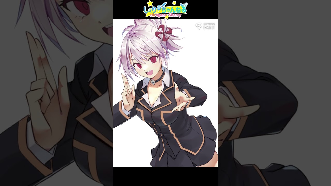 【イラストメイキング　#あやトラ】祭里　あやかしトライアングル　　illustration Making  CLIPSTUDIO【Speed Painting】 #Shorts