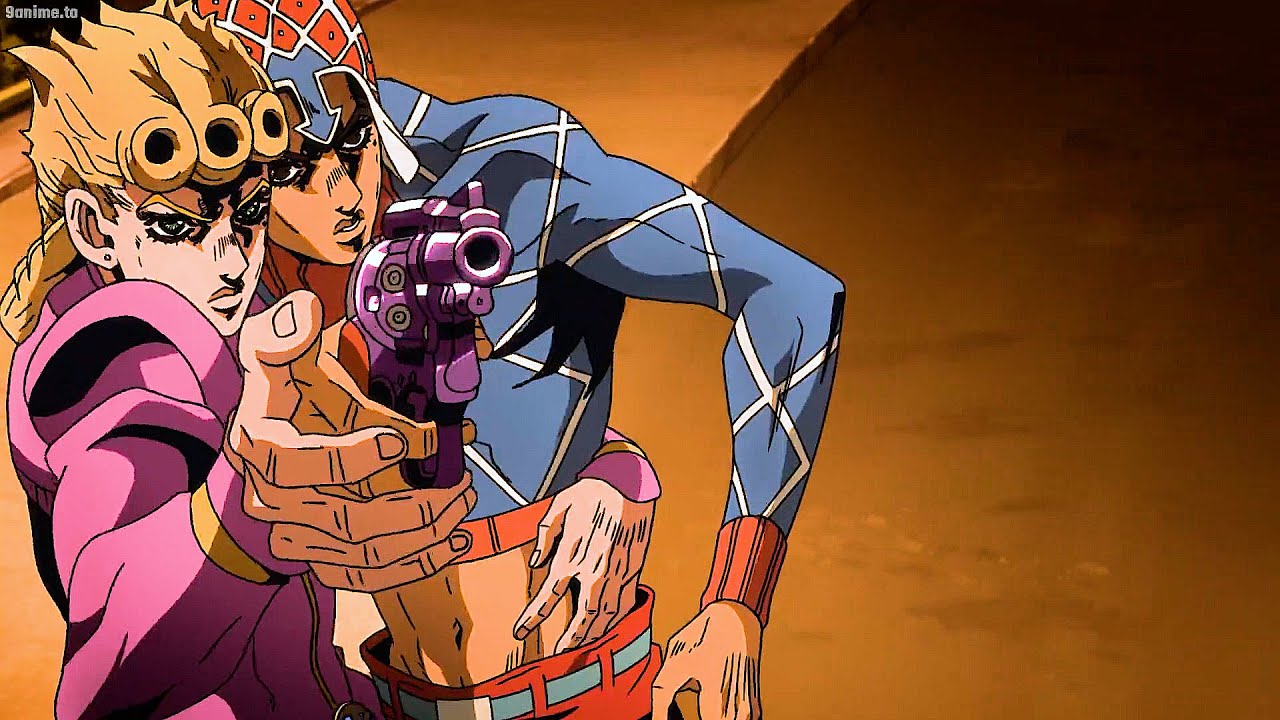 ジョジョ-ジョルノ は 黄金体験 を ミスタ の スタンド と組み合わせて使用し、vs チョコラータ にします|Giorno with Mista S!X Pitstol vs Cioccolata