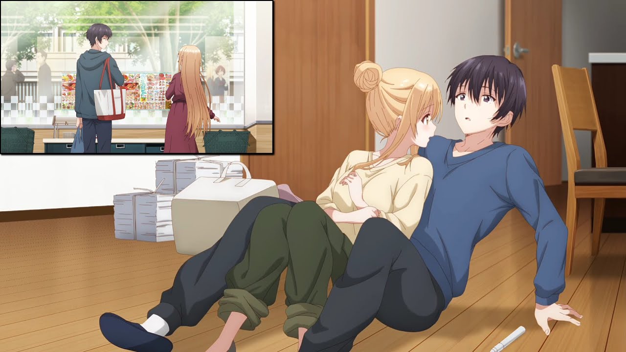 Mahiru helps Amane to clean his room after shopping together ❤🥰 ~ Angel Next Door Episode 01