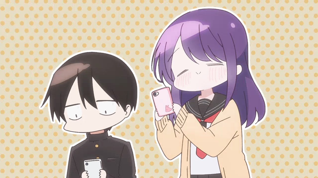 Nagisa Kubo stole Junta Shiraishi's messages Ep 1 [ Kubo Won't Let Me Be Invisible  久保さんは僕を許さない ]