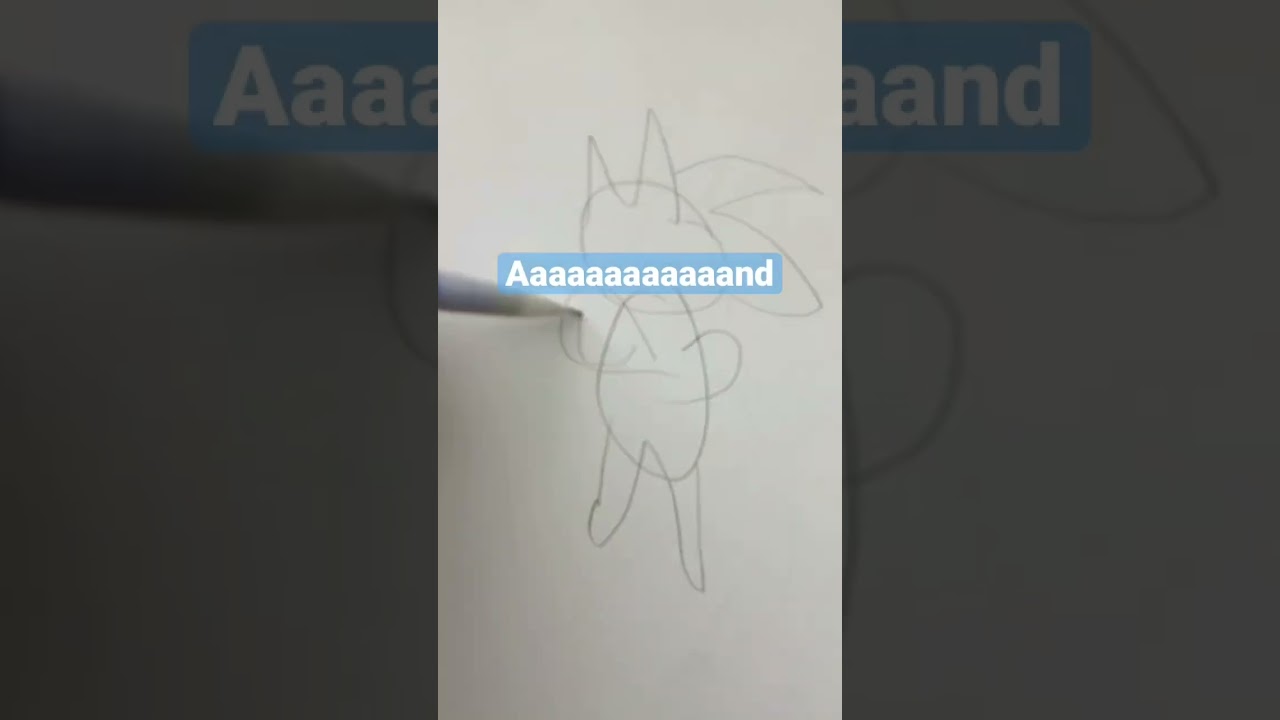 Sonic Prime Drawing 😱