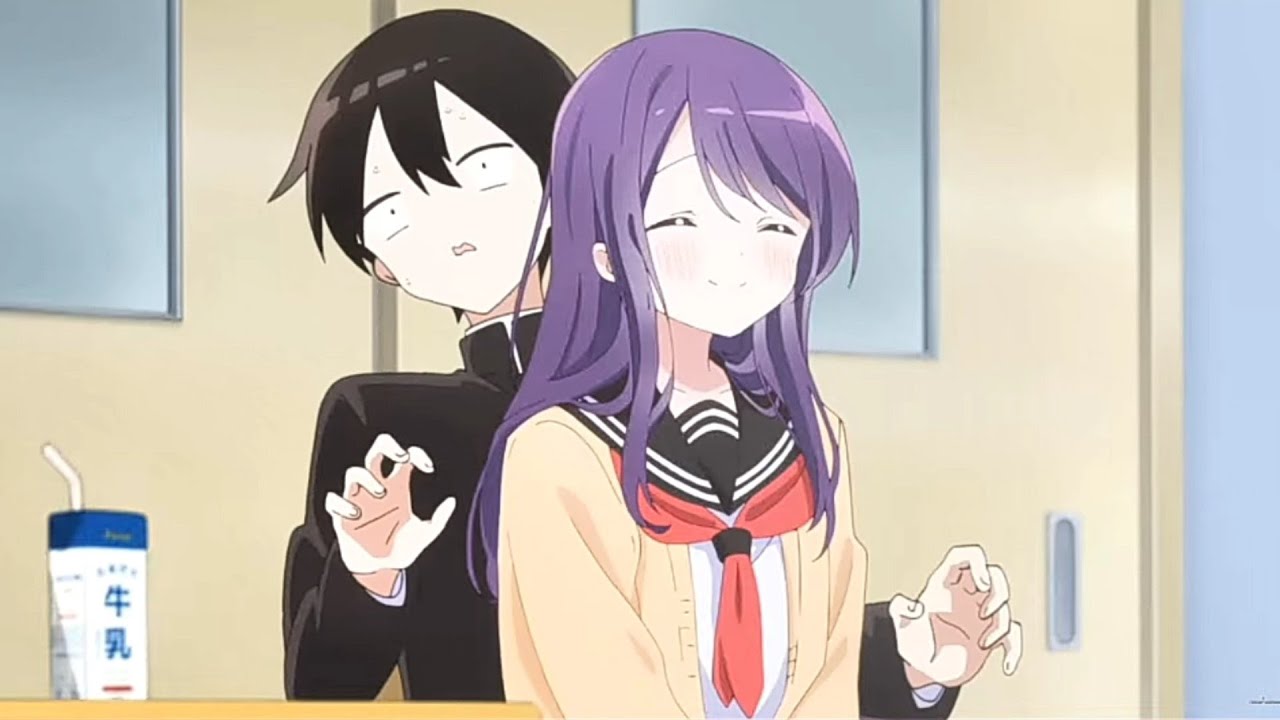 Kubo-san sits on lap of Shiraishi-kun in classroom 😳❤ ~ Kubo Won't Let Me Be Invisible EP 01