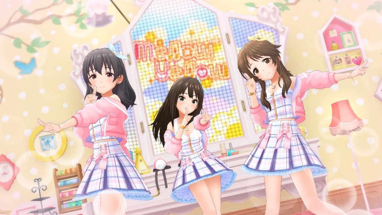 【デレステ】「Kawaii make MY day!」MV   渋谷凛、藤原肇、高森藍子