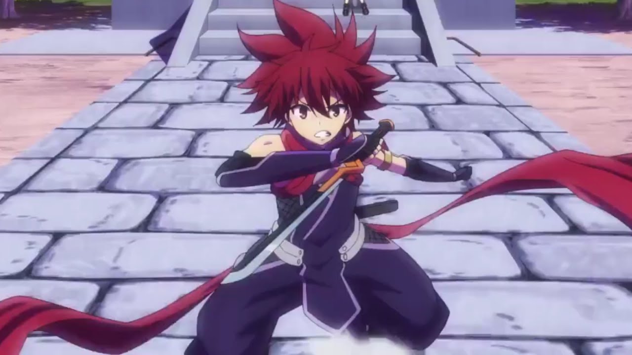 Matsuri protects Suzu from Shirogane, a powerful ayakashi - Ayakashi Triangle Episode 1