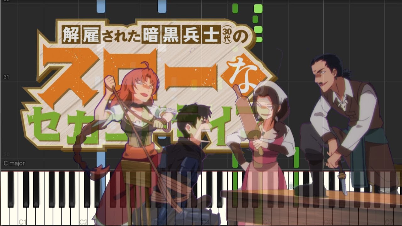 解雇された暗黒兵士（30代）のスローなセカンンドライフ OP - CHANGEMAKER on Piano Cover
