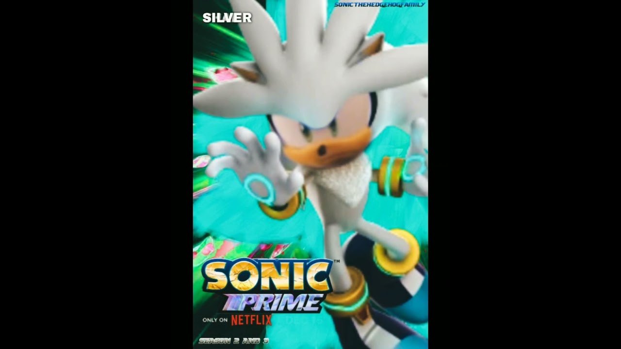 Sonic Prime: Season 2 And 3 Fan Posters (SonicVerse, Silver And Blaze) #Shorts