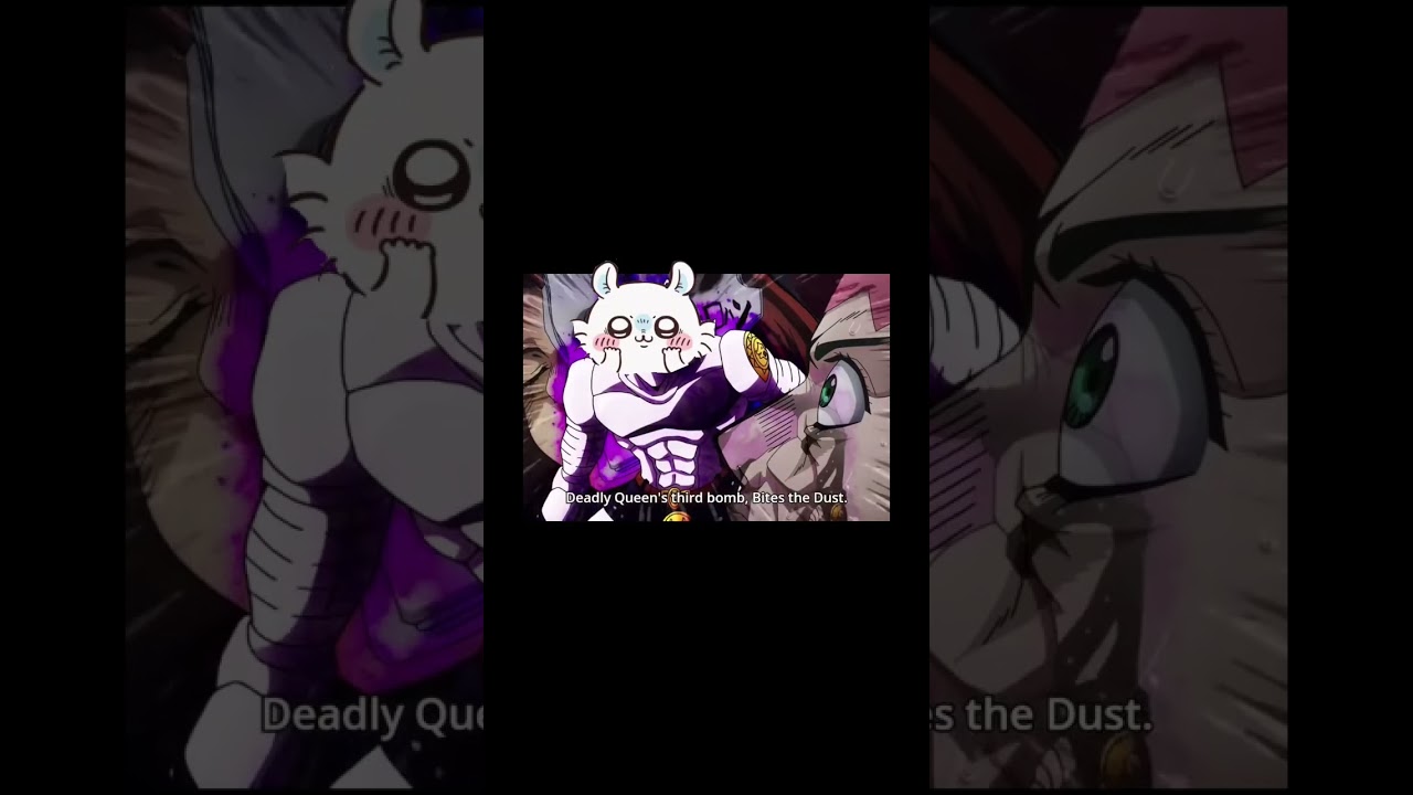 吉良吉かわ〜〜♪  第一話　　　　　#ジョジョの奇妙な冒険                  #ちいかわ