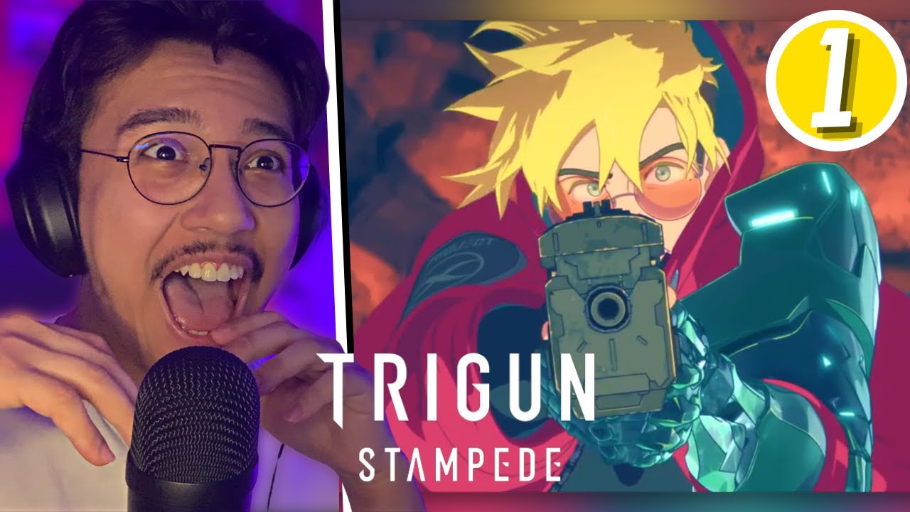THIS LOOKS AMAZING!! TRIGUN STAMPEDE Episode 1 Reaction