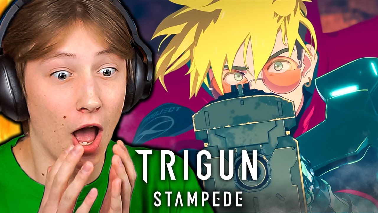 MY FIRST TIME WATCHING TRIGUN! - TRIGUN STAMPEDE Episode 1 Reaction
