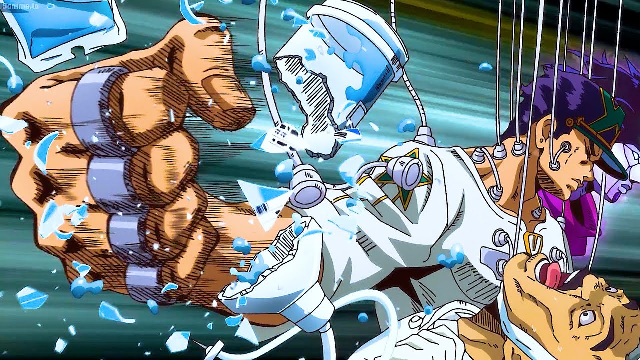 ジョジョ-Even in critical condition, Jotaro's Star Platinum is conscious and active