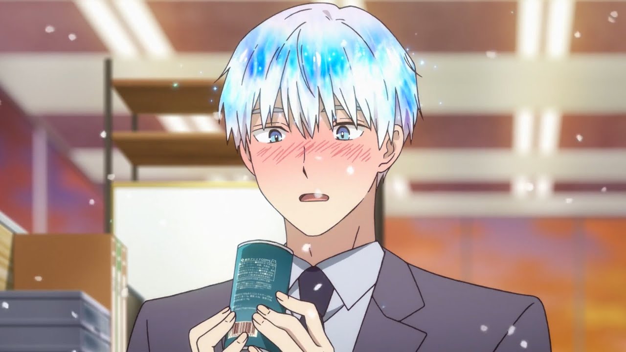 Fuyutsuki Cheers up Himuro In His Work || The Ice Guy and His Cool Female Colleague Episode 1