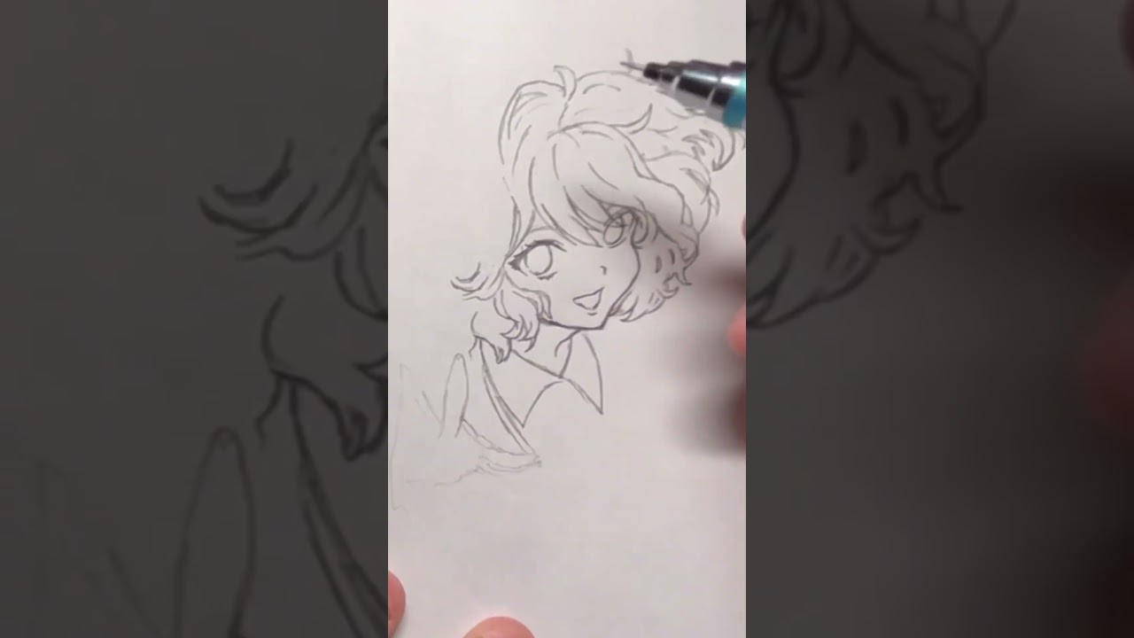 【虚構推理】岩永琴子を描いてみた#イラストメイキング #イラスト  #drawing #shorts