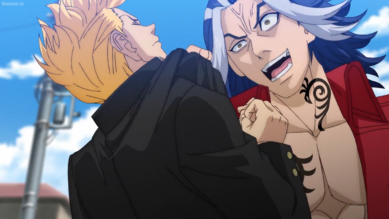 東京リベンジャーズ 聖夜決戦編 | 黒龍の10代目リーダーと対決するタケミチは無力。Takemichi confronts the captain of the Black Dragon.