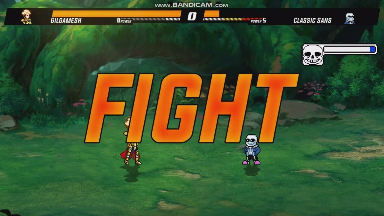 リクエスト[JUS MUGEN]最古の英雄王　ギルガメッシュ vs サンズ