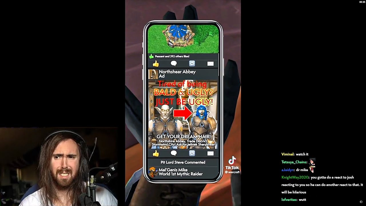 Blizzard Calls Out Asmongold on TikTok?