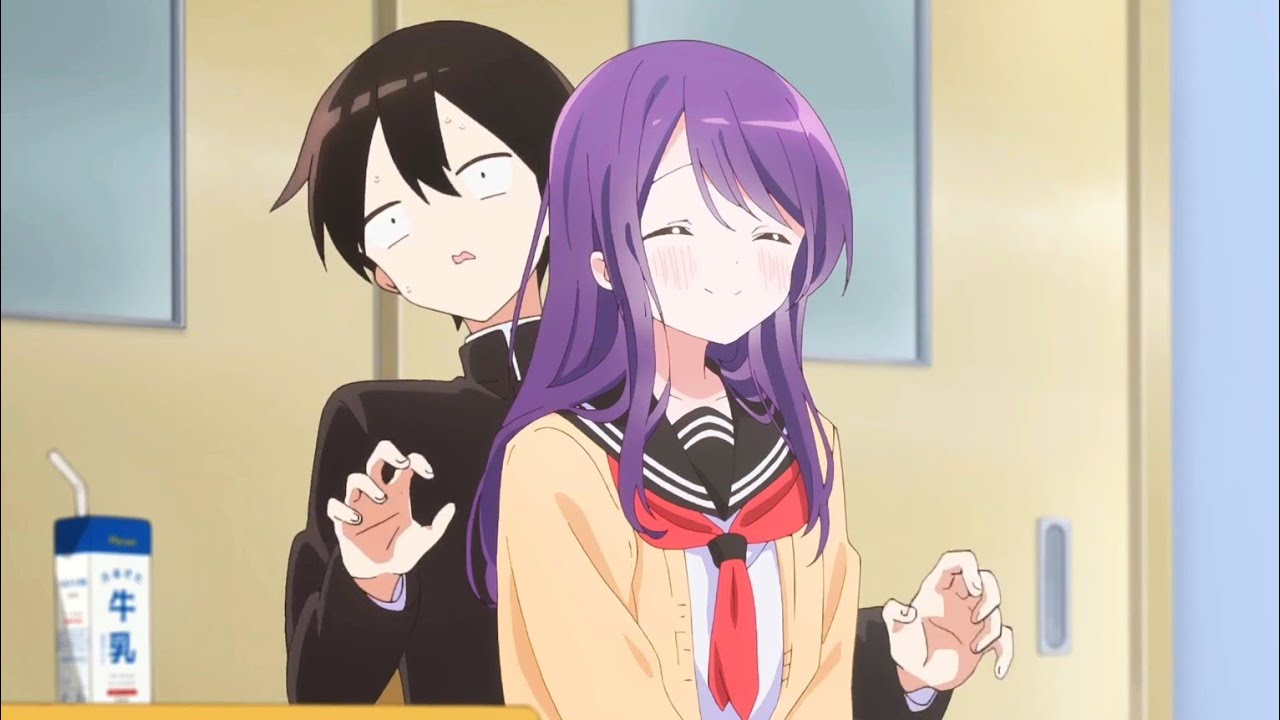 Kubo-san sits on Shiraishi-kun | Kubo Won't Let Me Be Invisible Ep 1