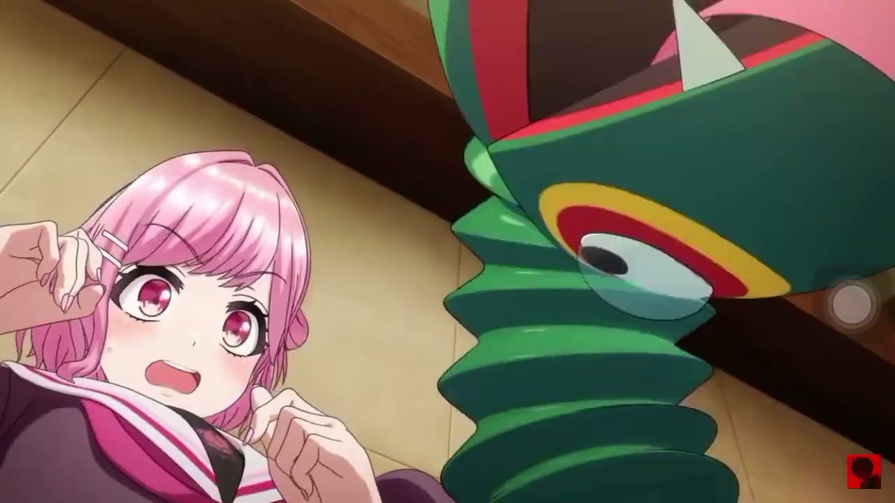 「D4DJ All Mix」Miyu-chan scared by snake toy!