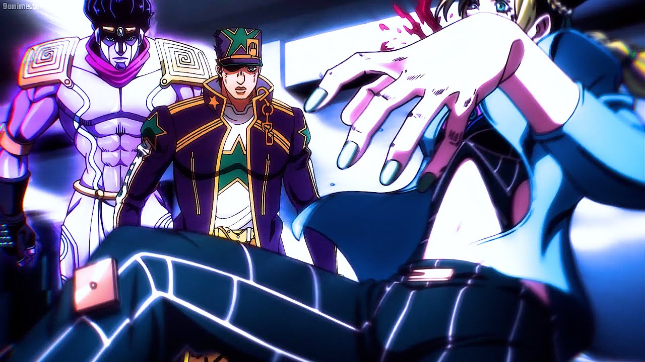 ジョジョ-承太郎 は 徐倫 がヒットする前に スタープラチナ　ザ・ワールド を使用しました|Jotaro used The World in time before Jolyne got hit