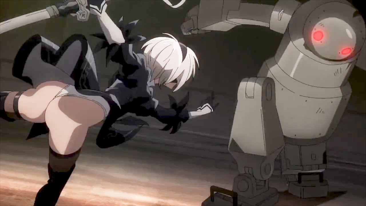 NieR:Automata Ver1.1a || 2Bと9Sが力を合わせて || 2B and 9S merge their powers together