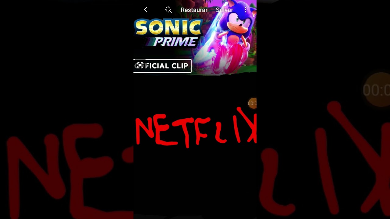 Sonic prime a série de Netflix de 2022