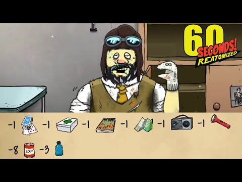 最高難易度の激レア悲劇！シェルターから全てを奪われる父親【60 Seconds! Reatomized】