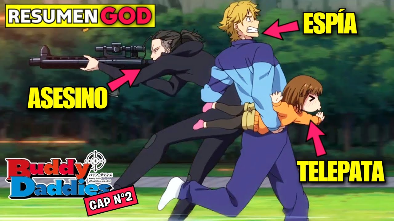 🔥La primera misión de esta "FAMILIA de ESPÍAS 🏳️‍🌈" | Buddy Daddies Capítulo 2 Resumen