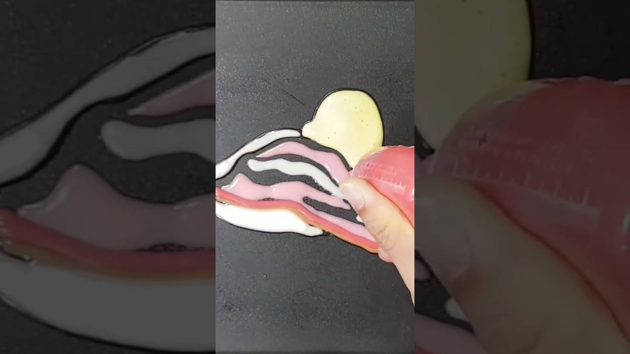 팬케이크 아트(Pancake Art) 산리오_구데타마_5(SANRIO_GUDETAMA, サンリオ_ぐでたま)_shorts