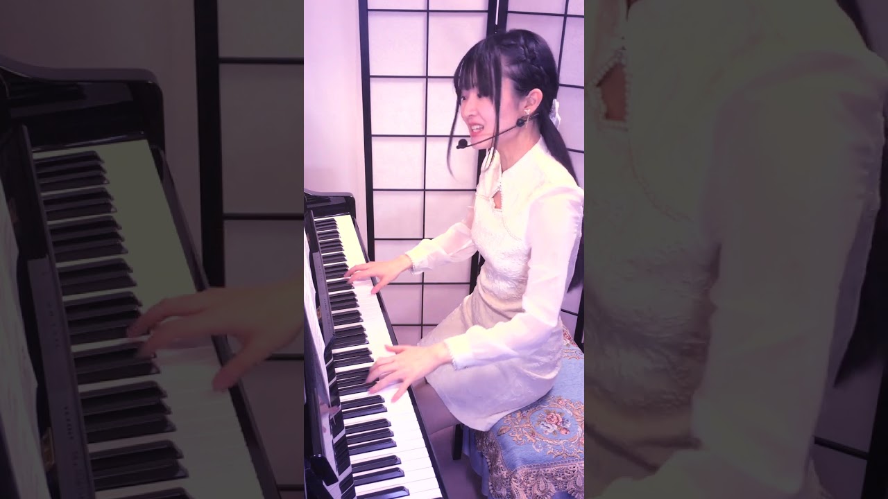 『この盾に、隠れます。』防振り2 OP【Piano弾き語り】純情のアフィリア_covered by 鈴木歌穂 #Shorts