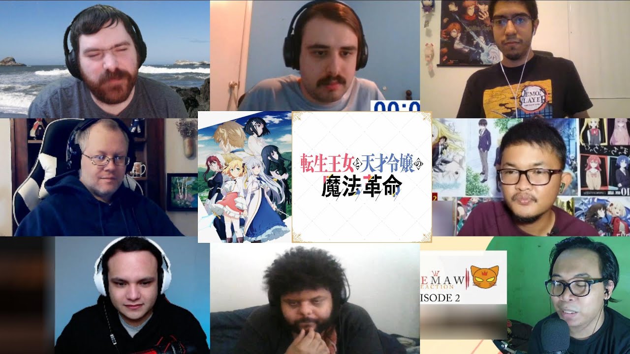 【海外の反応】転生王女と天才令嬢の魔法革命 2話 Tensei Oujo to Tensai Reijou no Mahou Kakumei Episode 2 Reaction Mashup