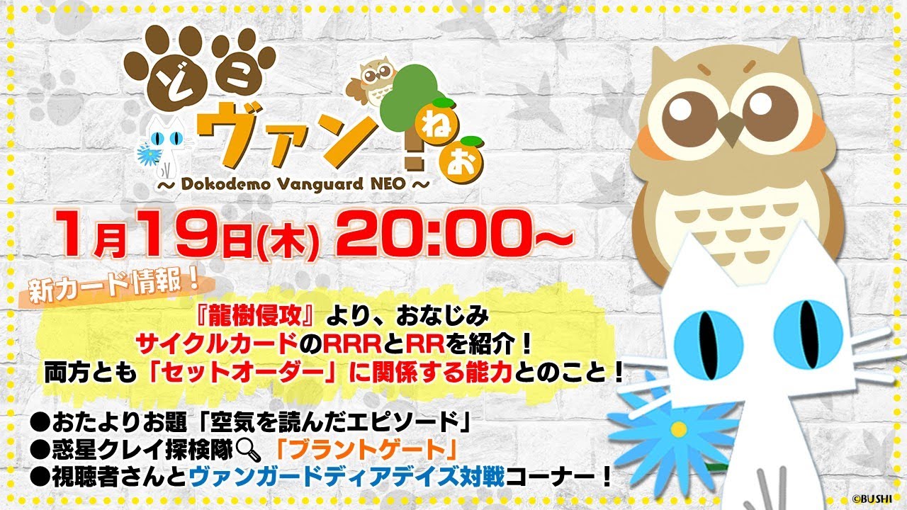 【第67回】『龍樹侵攻』サイクルカードのRRRとRRを紹介！「セットオーダー」に関係する能力！？ヴァンガードディアデイズ対戦コーナー！【どこヴァン！ねお】