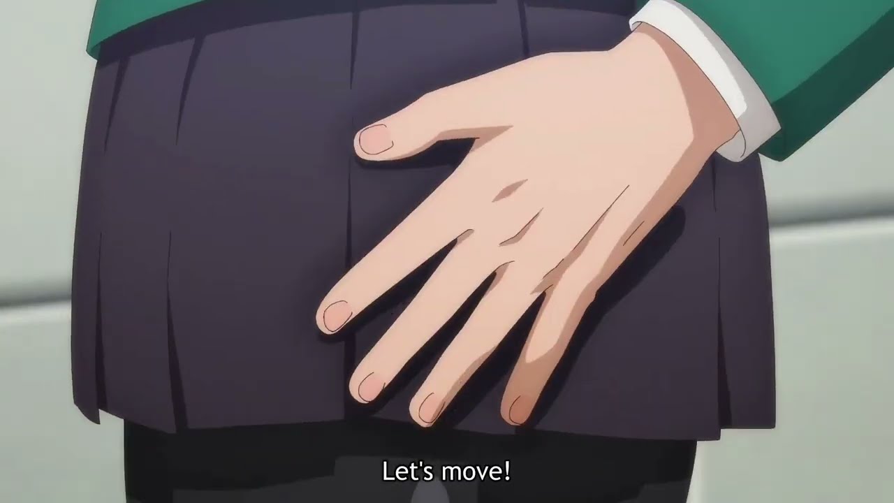 Jun being touchy with Tomo chan | Tomo-chan is a girl |トモちゃんは女の子! 2023 anime