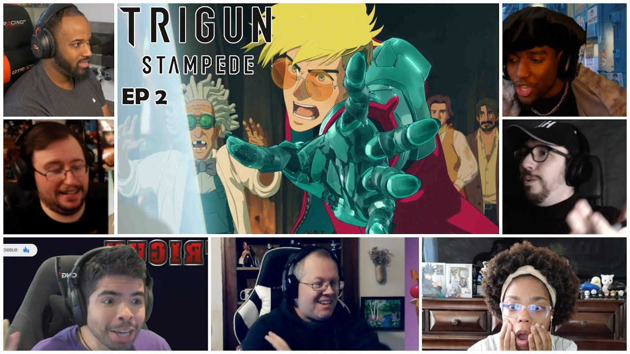 TRIGUN STAMPEDE EPISODE 2 | REACTION MASHUP