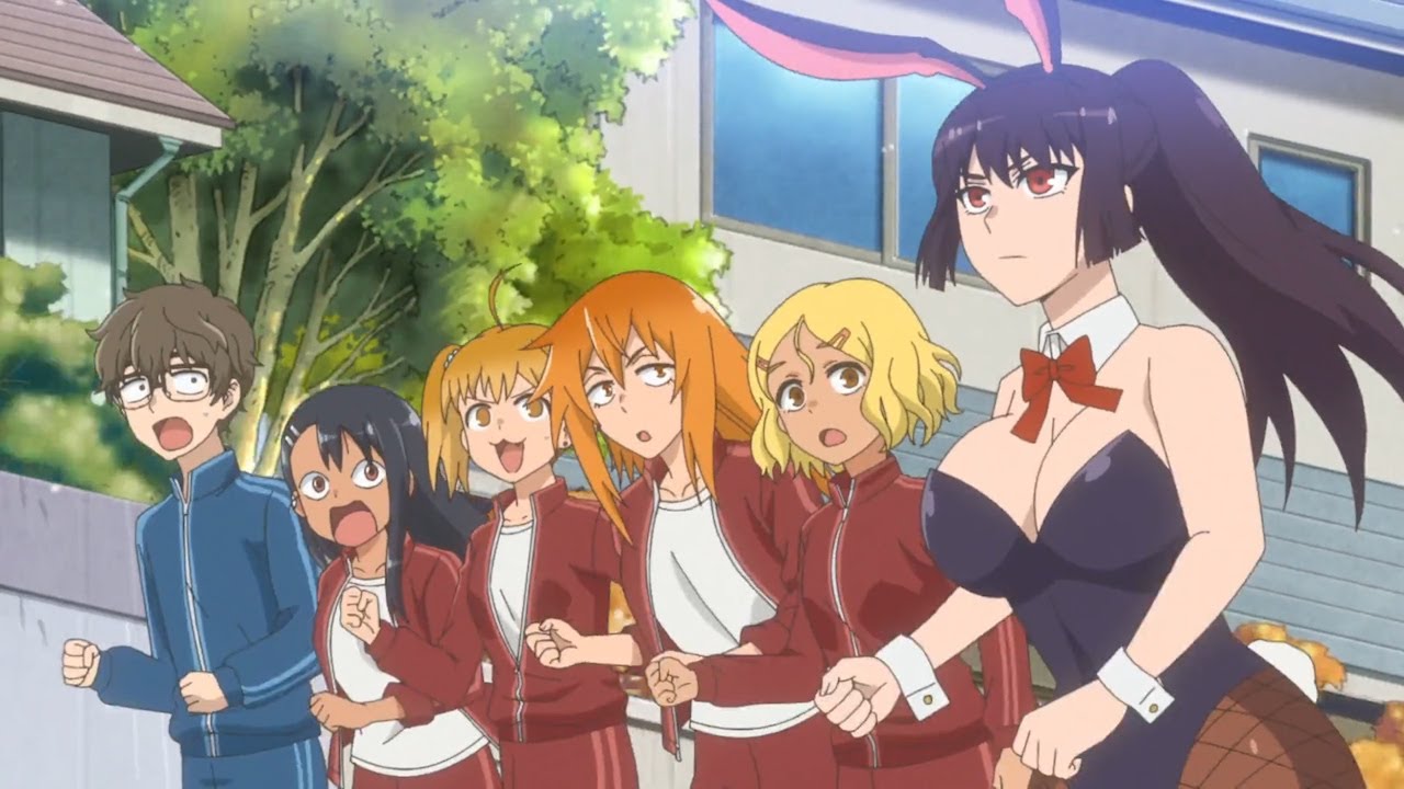 Nagatoro helping Naoto race with rabbits ~ DON'T TOY WITH ME MISS NAGATORO 2nd Attack Episode 3