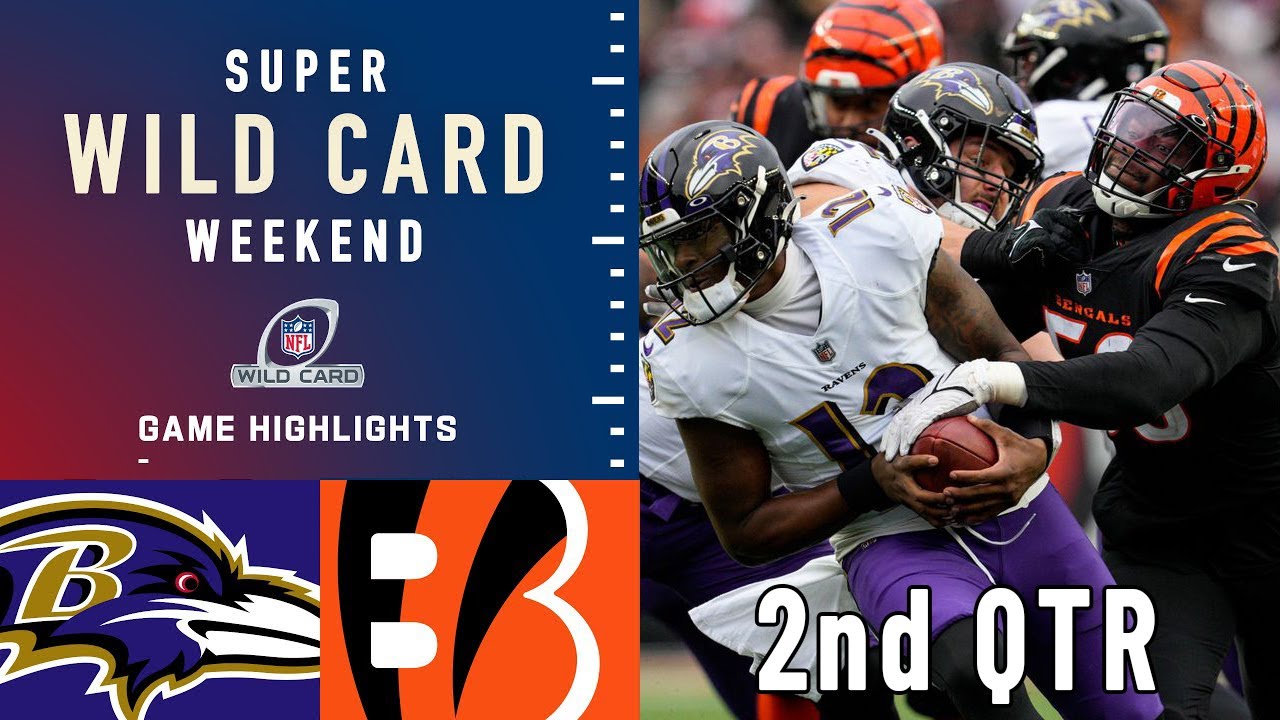 Baltimore Ravens vs. Cincinnati Bengals Full Highlights 2nd QTR | NFL WILD CARD 2023