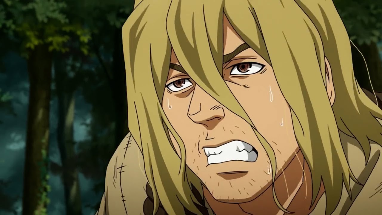 Thorfinn & Einar Work Together Cutting Trees - Vinland Saga Season 2