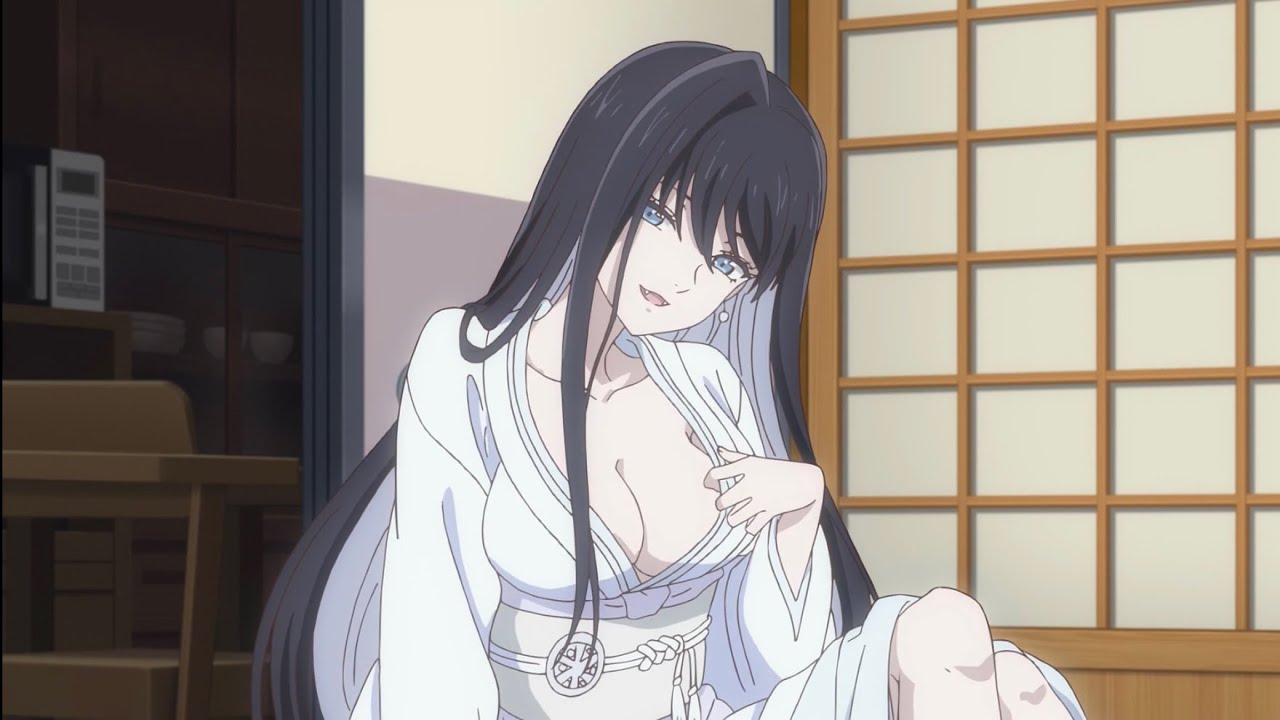 雪女に助けられたシーン 可愛い 【虚構推理】2期 2話 In/spectre season2 episode 2