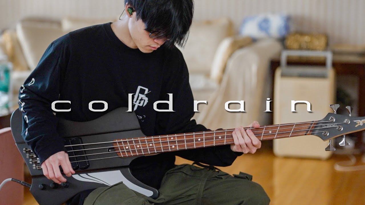 【Bastard!! Heavy Metal, Dark Fantasy】coldrain - Bloody Power Fame OP full bass cover ベース弾いてみた