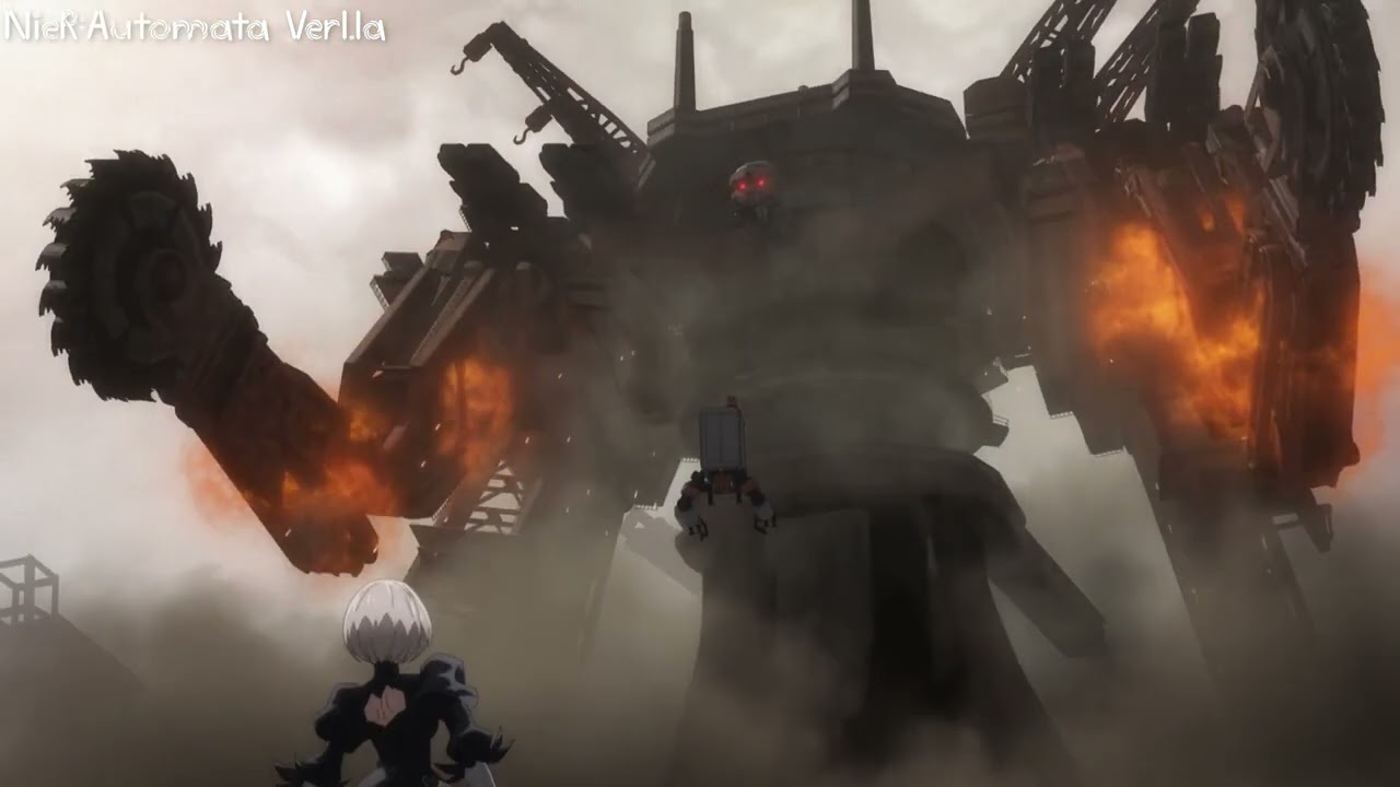 2B againts Goliaph | NieR:Automata Ver1.1a Ep1 [ENG-SUB]