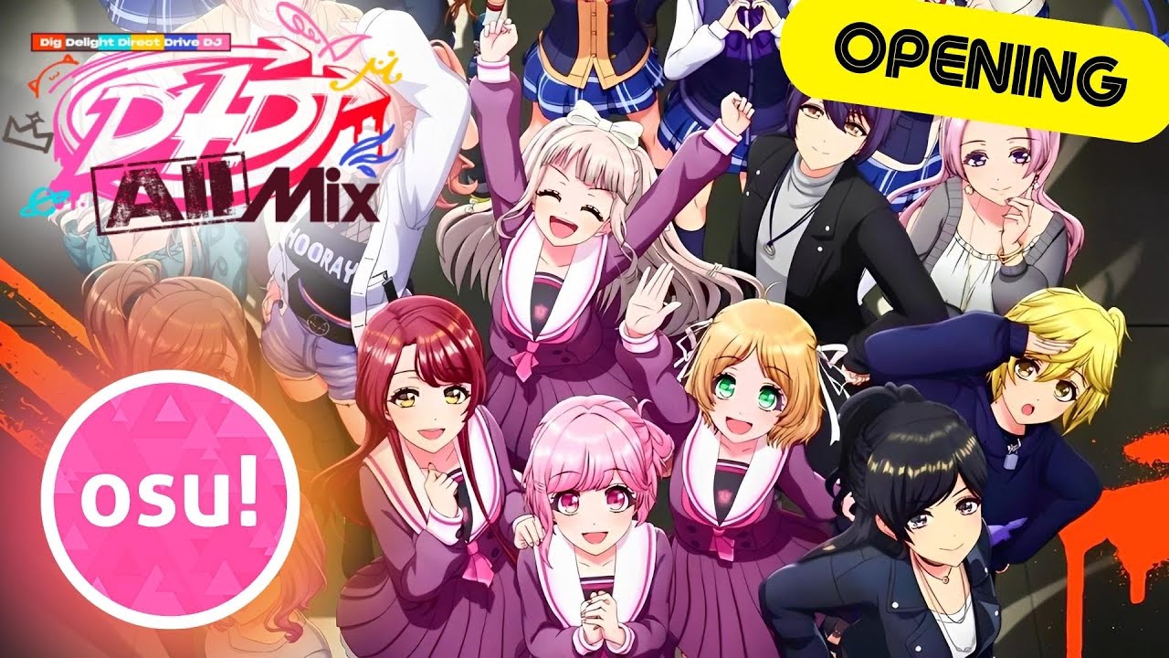 Osu! | "Maihime" by Lyrical Lily | D4DJ All Mix Opening