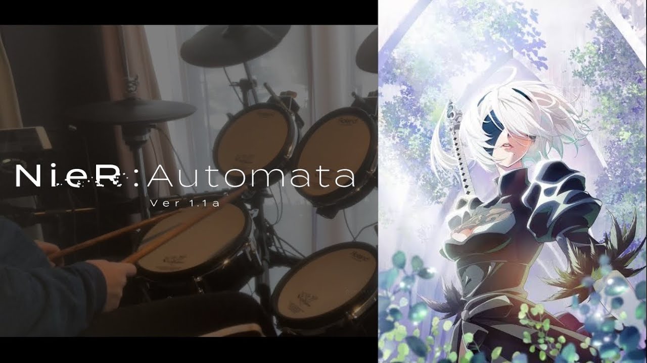 【NieR:Automata Ver1.1a OP】Aimer  「escalate 」叩いてみた(Drum cover)