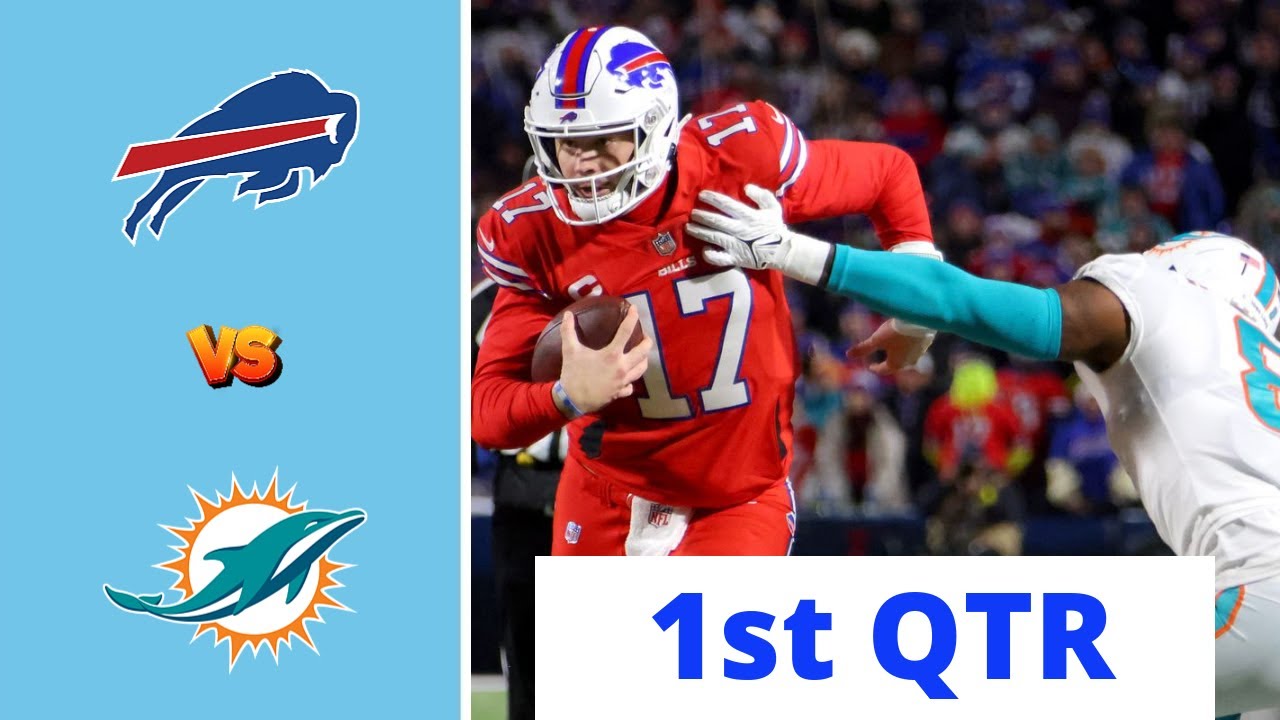 Miami Dolphins vs. Buffalo Bills Full Highlights 1st QTR | NFL WILD CARD, 2023