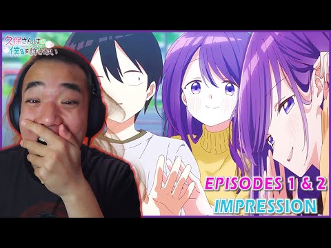 JUST KISS ALREADY! | Kubo Won't Let Me Be Invisible Episode 1 & 2 REACTION [久保さんは僕を許さない 1話-2話 海外の反応]
