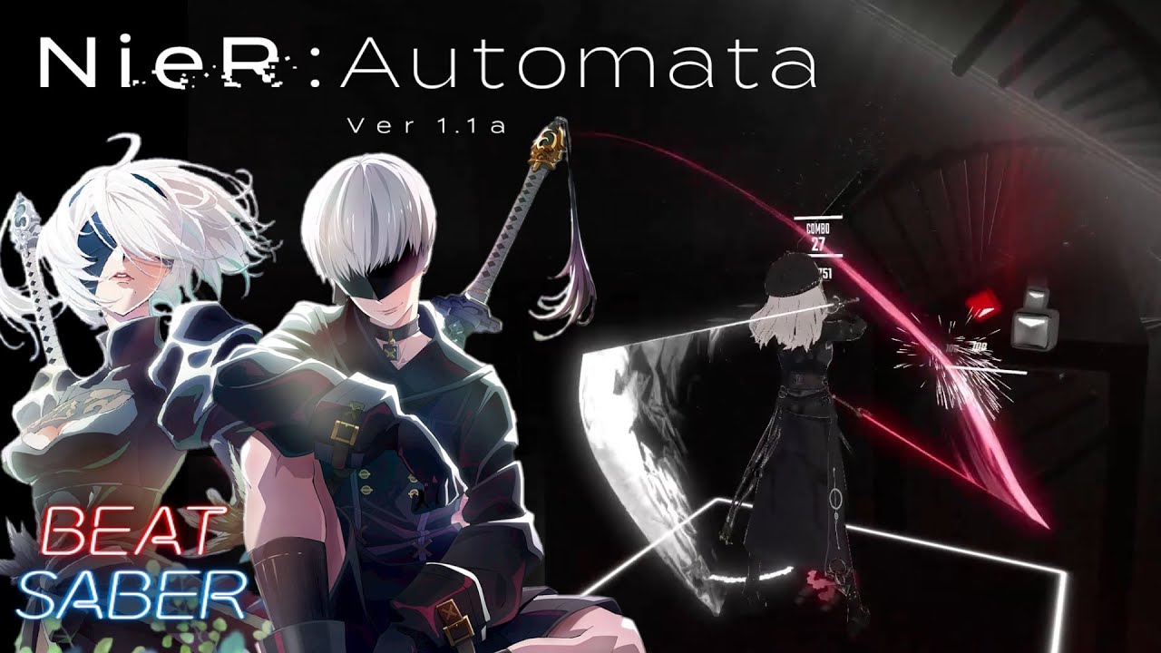 [ビートセイバー] 『escalate』- Aimer「NieR:Automata Ver1.1a」OP [Beat Saber]