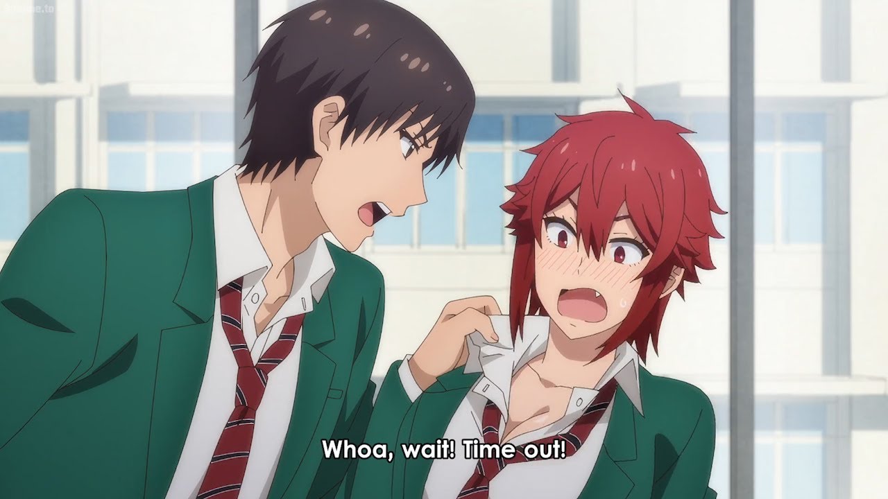 Jun slaps Tomo's butt ~ Tomo chan is a girl |トモちゃんは女の子