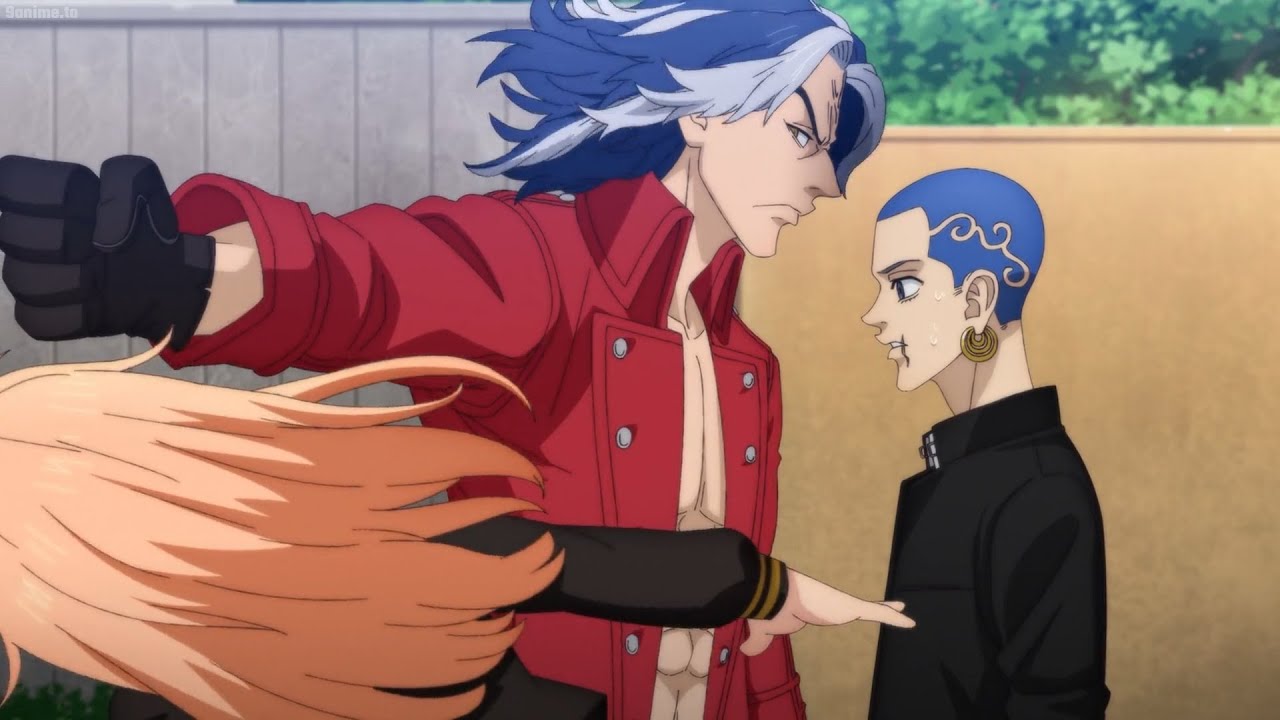 東京リベンジャーズ 聖夜決戦編 | 大寿は柴家の当主としての地位を確認するために妹を殴りました。Taiju used his fists to assert the clan's strength.