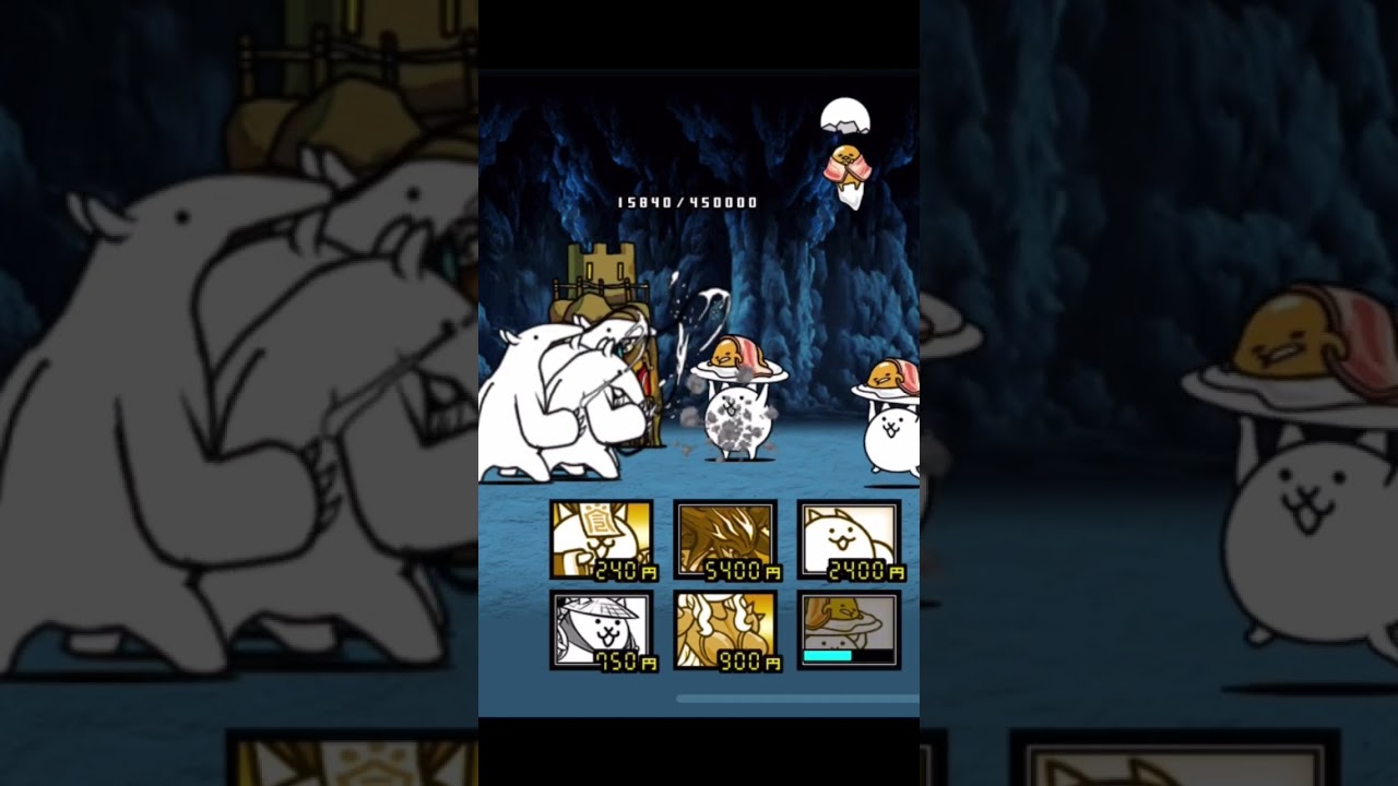 【にゃんこ大戦争】ぐでたまベーコンプレート🥓に舌鼓を打つ美食家たち😙